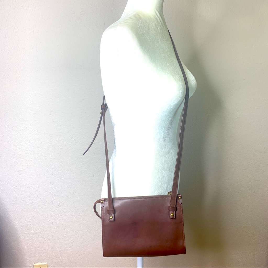 Gianni Segatta Italian Leather Crossbody Bag